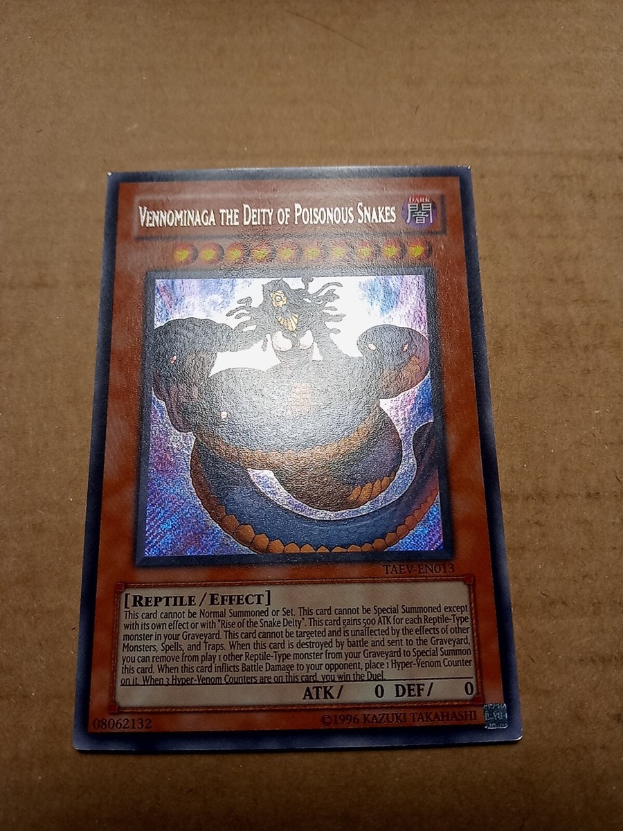 Vennominaga The Deity of Poisonous Snakes unl Secret Yugioh Vennominaga The Deity of Poisonous Snakes unl Secret Yugioh