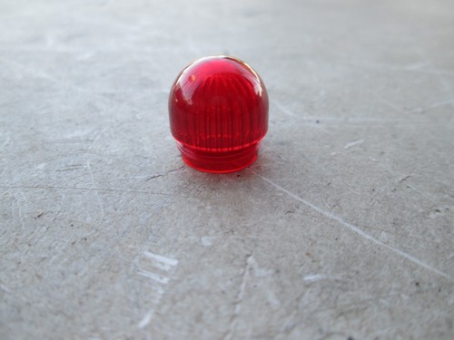 Harley-Davidson Nacelle Red Fluted Indicator Light Lens Panhead Shovelhead New