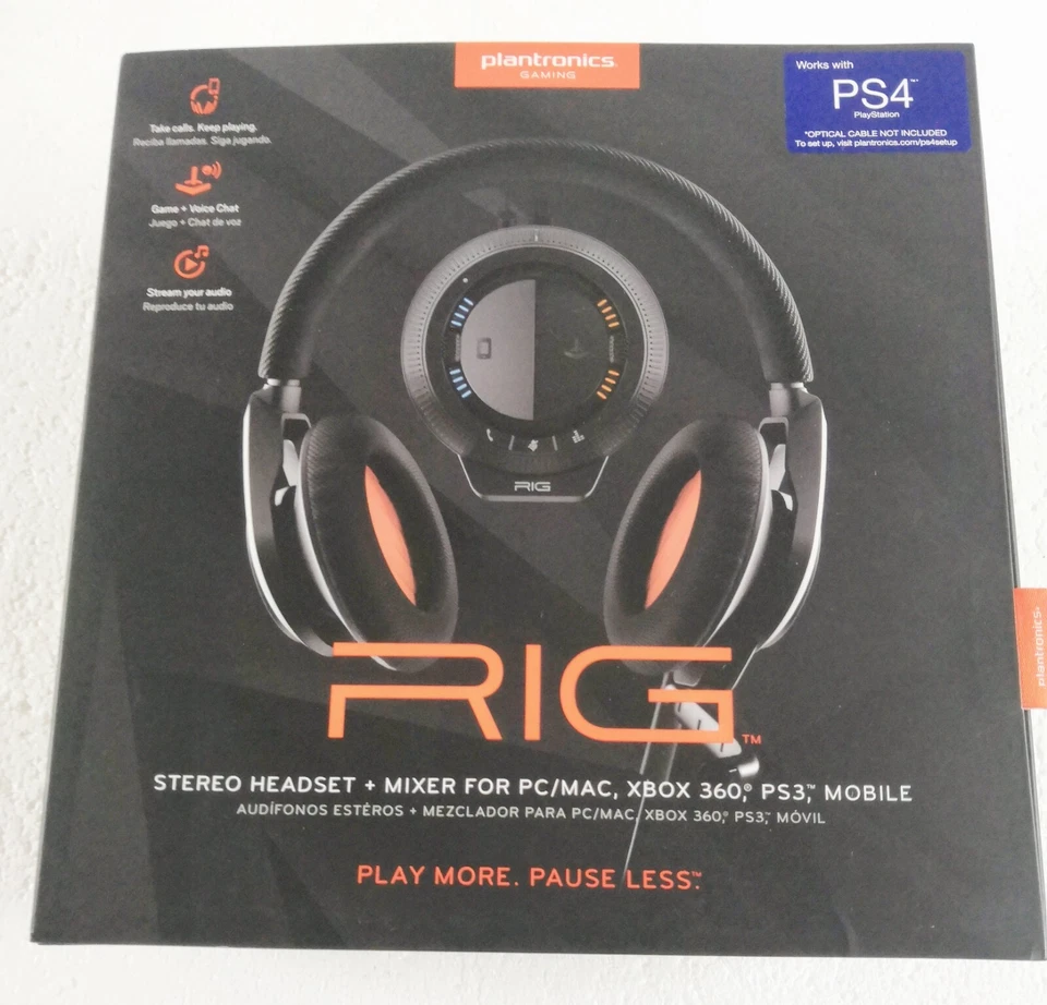 Plantronics RIG Stereo Gaming Headset with Mixer for PC/Mac - Retail Packaging - Image 4 of 4