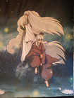 Rare Vintage Inuyasha Wall Scroll Featuring Inuyasha and Sesshomaru 38X31