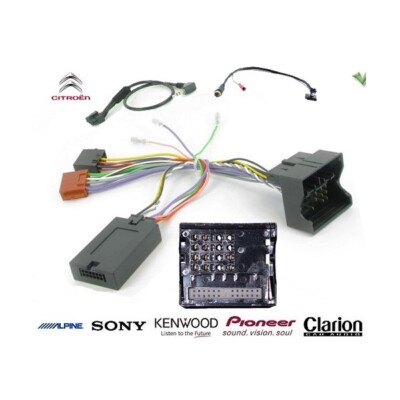 Kit Commande Au Volant Universelle Pour Autoradio Pioneer FAKRA Avec Radar De Recul - Adapté Citroën C2 (2005-)
