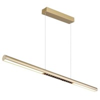 Pendelleuchte HäNgelampe Esszimmerlampe Goldfarben HöHe Verstellbar Led H 150 Cm