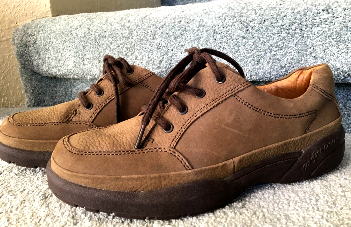 DR. COMFORT MENS JUSTIN CHESTNUT BROWN SUEDE SHOES SIZE 8.5 