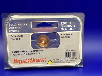 HYP 420151 30-45A Fine Cut Nozzles Pack of 5