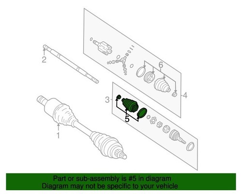 NEW ACDelco CV Joint Boot Kit Front 26018333 Cavalier Corsica Century 1985-1995 - 第 3/5 張圖片