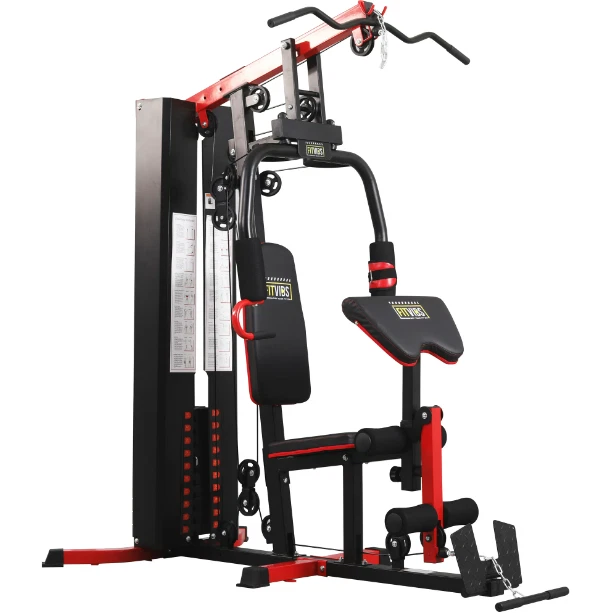 Multifunctional Home Gym System Full Body Workout Station 330lb