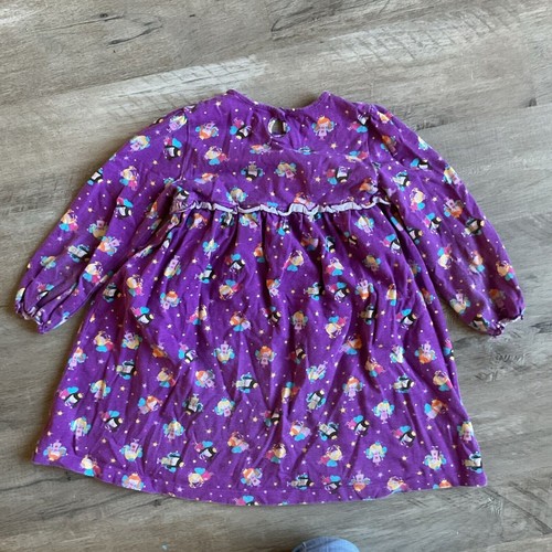 J Khaki Girls 5 Dress Purple Fairy Princess long sleeve - Picture 5 of 5