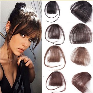 Synthetic Hair Clip On Fake Bangs Fringe High Quality Lifelike