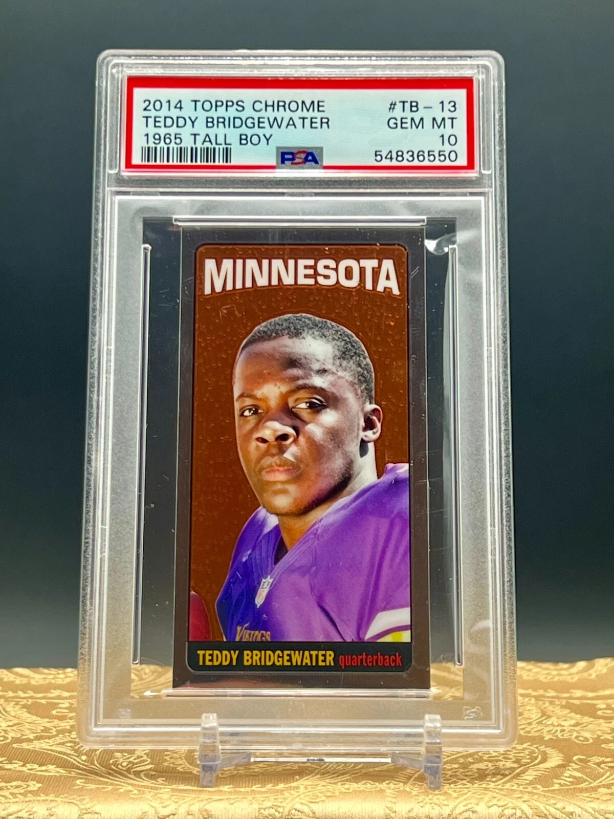 Teddy Bridgewater Topps Chrome 1965 Tall Boy #TB13 Base