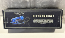 Buxton Retro Handset with Headphone Jack - BLUE - Cellphone Accessory NEW IN BOX