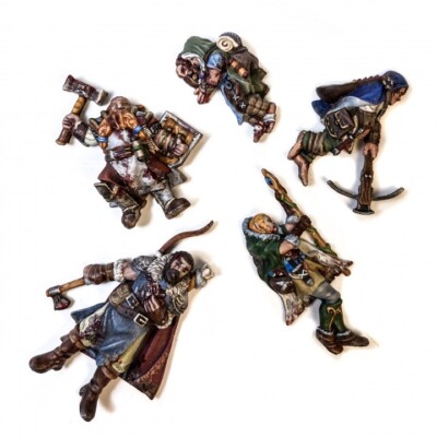 28mm Dead Adventurers NPCs Nobles Dungeons Dragons DnD D&D Miniature Villagers
