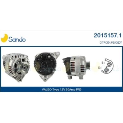 Generator Sando 2015157.1 für Hitachi Citroën/peugeot