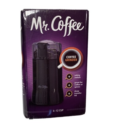 Mr. Coffee Electric coffee grinder 4-12 