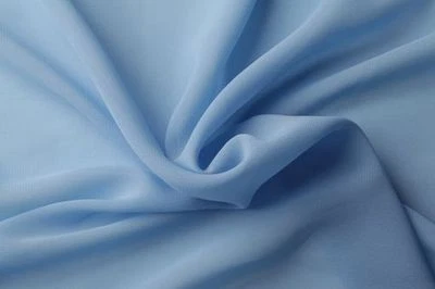 CHIFFON Stoff Meterware weich fallend fein Stola Tuch Kostüm HELLBLAU EUR 4,99/m - Bild 1 von 2