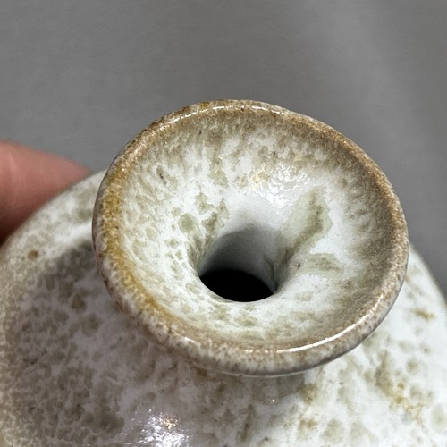 Vintage Robert Maxwell Studio Pottery Hand Thrown Oil Lamp Vase 1986 - Picture 10 of 17