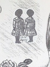 Antique Doll Dress Pattern French or German Doll Becky Pick a size