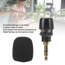 Mini Camera Condenser Microphone High Sensitivity Noise Canceling Omnidirectiona