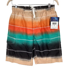 Kanu Surf Men's Medium Black Apollo Board Shorts Beach Surf Swim Trunks L15-44