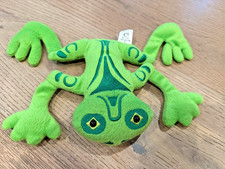 Green Tree Frog Plush Stuffed Animal Toy Soft Velour 12 Inch