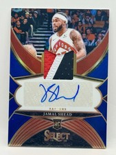 2024-25 Panini Select - Jamal Shead #RJA-JML Blue Prizm Tri Color Patch /49