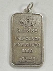 PAMP RARE Saudi Arabia Special 1/2 oz Pendant 999 FINE Silver Bar Pendant