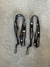 NEW Microsoft Lot Of 2 Xbox Game Pass Promo Lanyard w Clip Black & Green E3 2018
