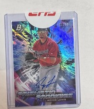 2018 Bowman Platinum - PRISMATIC PRODIGIES - AUTO FOIL ROYCE LEWIS #/50 Twins RC