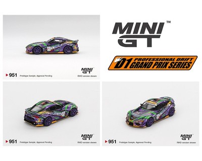 MINI GT Toyota GR Supra 5種セット MINI GT #951 - TOYOTA GR SUPRA KULH 2021 D1GP EVENGELION RACING