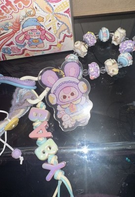 Baby Three Love Chain Time Keychain New Confirmed