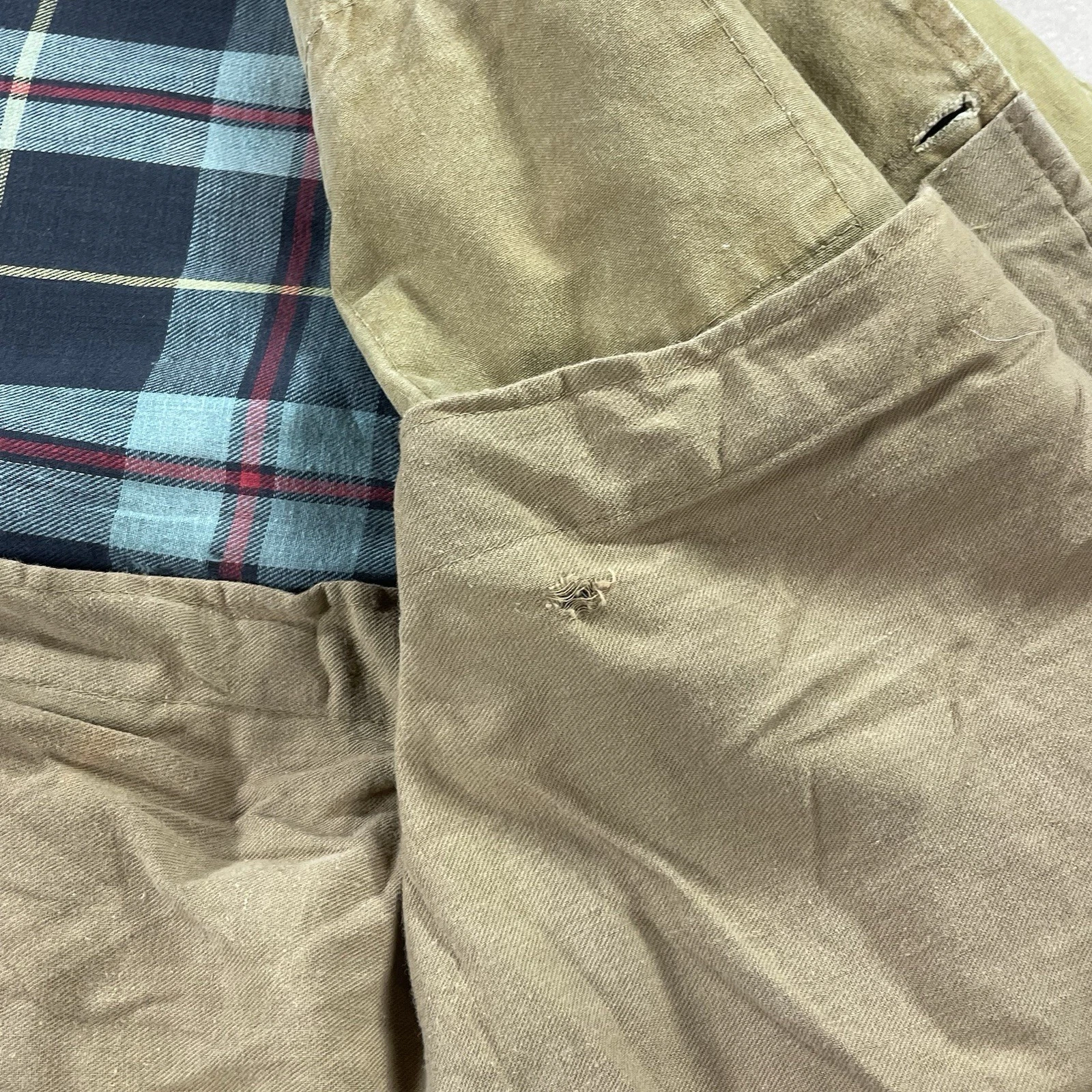 Vtg 60s Bullseye Bill Hunting Jacket Tan Duck Canvas - Mens L - like carhartt - product detail image 20