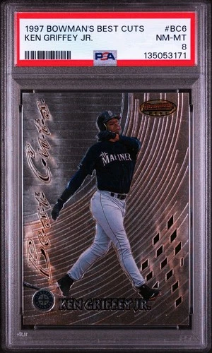 1997 Bowman's Best Cuts #BC6 Ken Griffey Jr. PSA 8 NM-MT