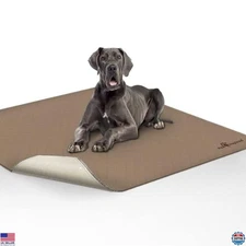 Washable Dog Pee Pad 72x72 | Leakproof Non-Slip Reusable Potty Training Mat