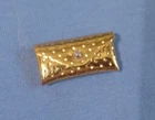 Vintage Barbie Clothes -Vintage Barbie Gold Dimpled Clutch