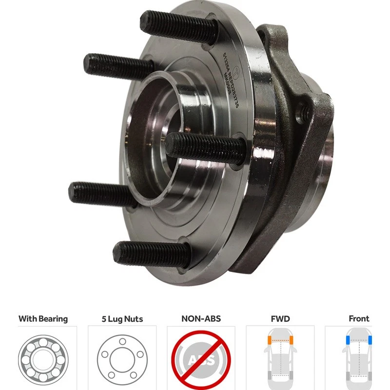 TrueDrive Wheel Hub For 2007-2010 Chrysler Sebring Dodge Avenger - Image 2 of 4
