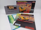 Space Football Super Nintendo Entertainment System SNES W/Box Manual & Inserts