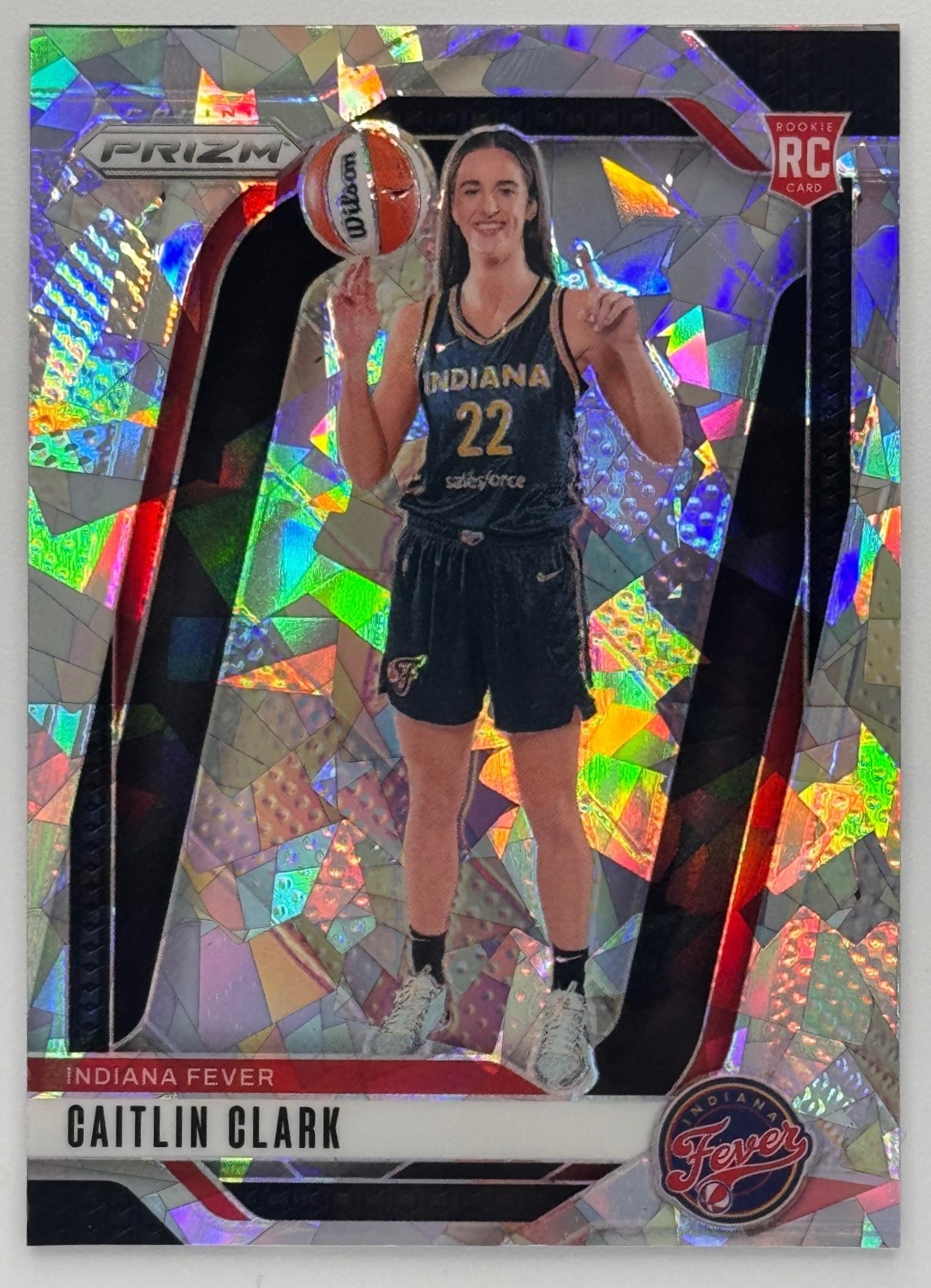 2024 Panini WNBA Prizm Caitlin Clark Ice #145 RC Indiana Fever