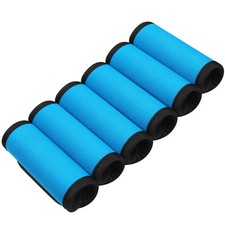 6 Pack Travel Luggage Handle Wraps Tags Identifier for Suitcase Accessories