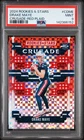Drake Maye 2024 Panini Rookies & Stars Crusade Red Plaid #C-DME PSA 9