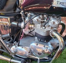 Triumph T140V, Later T120 Mikuni TM32 Carb Kit, Using OEM Air-Box