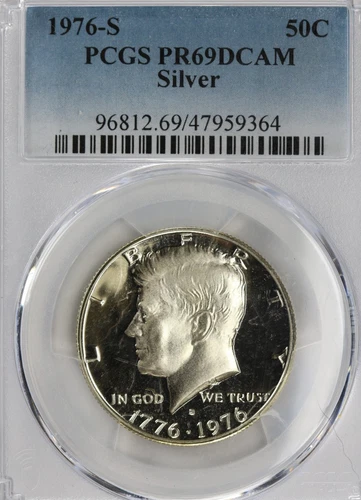 1976-S Kennedy Silver Half Dollar PCGS PR69 DCAM