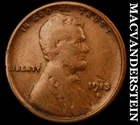 1913-S Lincoln Wheat Cent - Scarce  Semi-key  Better Date  No Reserve  #J8655