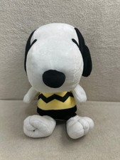 RARE Japan Import Snoopy dressed as Charlie Brown Peanuts soft toy plush NWT