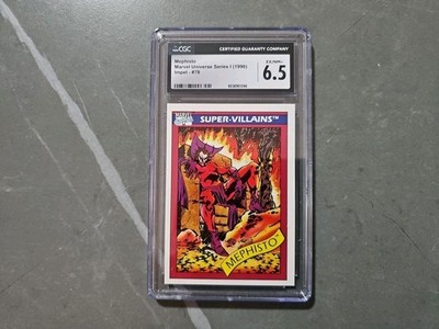 Mephisto Marvel Universe Series 1 (1990) Impel #78 CGC 6.5