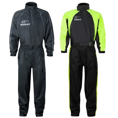 ZORAX Motorcycle Waterproof Rain Suit Adult Bike Rainsuit Over Suit Full Body