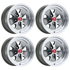 Legendary Wheel Co. Styled Alloy Wheel 16x8 Set Mustang 1965-1973 Legendary Wheel Co. Styled Alloy Wheel 16x8 Set Mustang 1965-1973