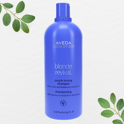 Aveda Blonde Revival Purple Toning Shampoo 33.8oz / 1000ml Anti-Brass Brighten