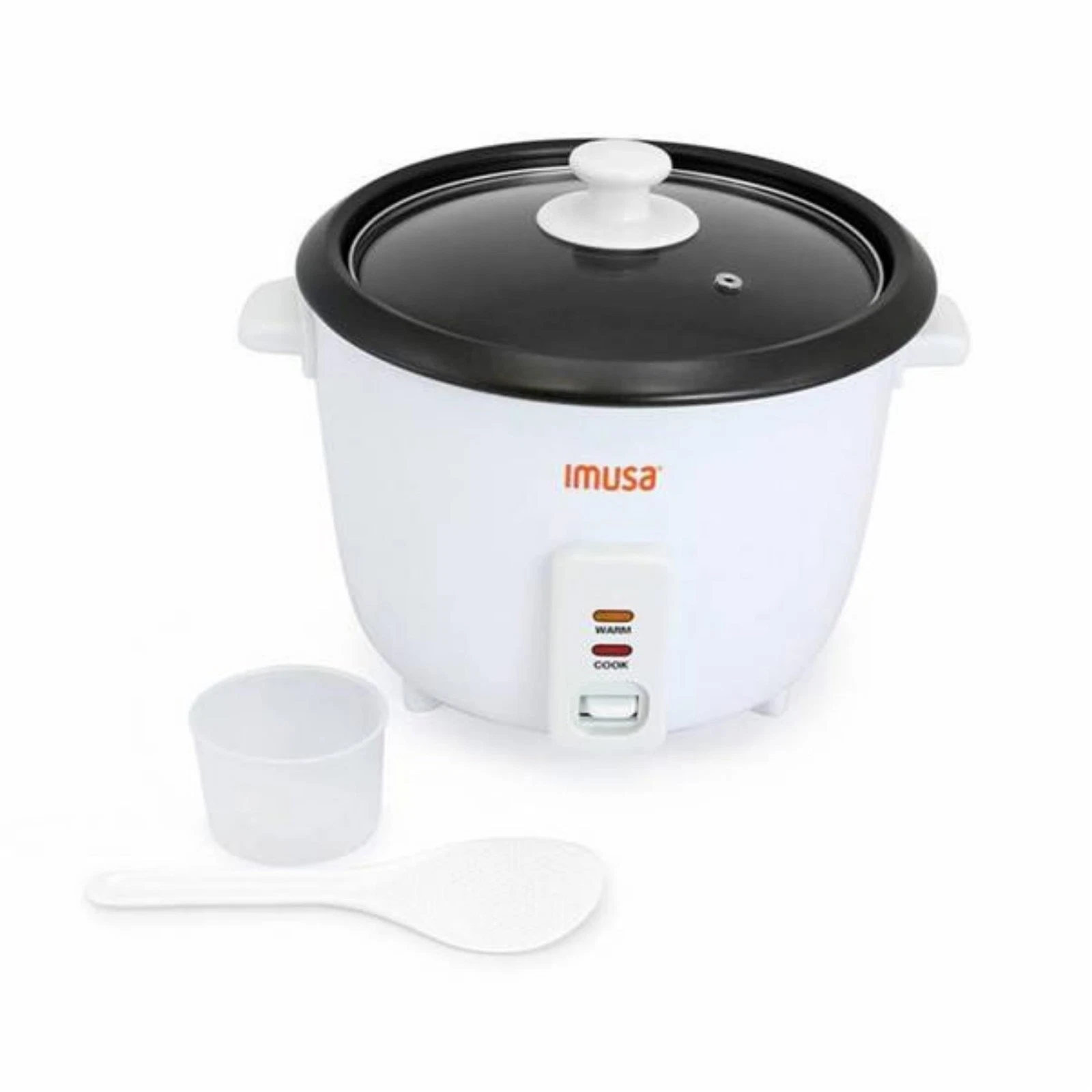 Imusa Usa Gau-00013 Electric Nonstick Rice Cooker 8-Cup (Uncooked) 16-