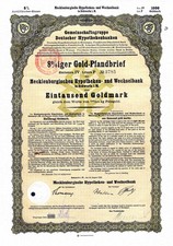 Mecklenburgische Hypoth. u. Wechselbank 8% Gold-Pfbr., Schwerin, 1926 (1.000 GM)