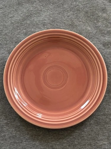 Vintage 1950's Genuine Fiesta HLC USA - 7.25" Wide Dessert Salad Plate, Rose