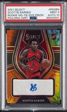 2021 PANINI SELECT ROOKIE SIGNATURES #RSSBN SCOTTIE BARNES 16/25 PSA 9 AUTO 10